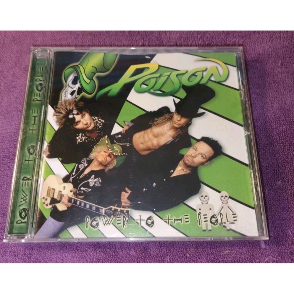POISON hair metal cd POWER TO THE PEOPLE